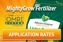 Mighty Grow Application Rates